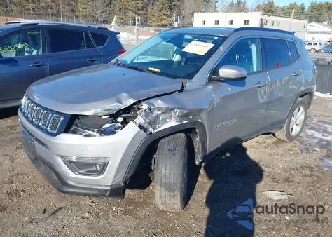 2020 Jeep Compass Latitude 4X4 from USA, damaged, VIN 3C4NJDBB2LT174877